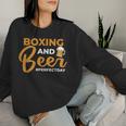 Boxing And Beer Perfectday ボクサー・ボクシング レディーススウェットシャツ 彼女への贈り物