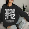 Christian And Tattooed Women Sweatshirt Gifts for Her
