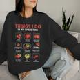Cosas Que Hago En Mi Tiempo Libre Tomates Jardinería Amante De Las Plantas Sudadera Mujer Regalos para ella