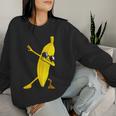 Dabbing バナナ ハワイアン トロピカル フルーツ好き 男性 女性 キッズ レディーススウェットシャツ 彼女への贈り物