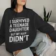 Dad Mom I Survived Nage Daughter Survivor Women Sweatshirt Gifts for Her