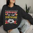 Dad And Mom Mommy Of The Birthday Boy Family Party Decor Women Sweatshirt Gifts for Her