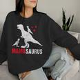 Día De La Madre Bebé Mamasaurus Mamá 2 Niños Pareja Madre Sudadera Mujer Regalos para ella