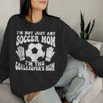 Fútbol Mamá Portero Portero Madre In Mangas Sudadera Mujer Regalos para ella