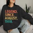 Legendince August 1968 Birthdayintage 1968 レディーススウェットシャツ 彼女への贈り物