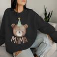 Mama Teddy Bear 1St Birthday Boy Girl Family Matching Party Women Sweatshirt Gifts for Her