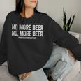 No More Beer シャツ 句読点 Matters メンズ レディース 面白い レディーススウェットシャツ 彼女への贈り物