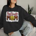 Softball Mom Tiger Print Mother's Day Lovers Girl Women Sweatshirt Gifts for Her