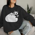 肉まんとパンダ かわいい チャイナ Pork Bunpanda レディーススウェットシャツ 彼女への贈り物