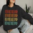 面白いtシャツ 酒 ビール Beer 飲み おもしろ 英語 文字入り 飲み会 酒好き メンズ レディース レディーススウェットシャツ 彼女への贈り物