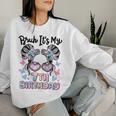 Bruh It's My 7Th Birthday レトロ キッズ 7歳 誕生日 女の子 長袖tシャツ レディーススウェットシャツ 彼女への贈り物