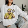 Pickleball Lovers グラフィック ピックルボール 男性 女性 お父さん 長袖tシャツ レディーススウェットシャツ 彼女への贈り物