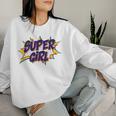 Girl Comicuper Retro Cool 長袖tシャツ レディーススウェットシャツ 彼女への贈り物