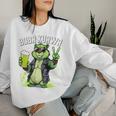 Groovy Polska Piwo Bobr Meme Bóbr Bober Kurwa Yes Pierdole 長袖tシャツ レディーススウェットシャツ 彼女への贈り物
