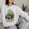 I'm No Cactus Expert But Know A Prick When Iee One レディーススウェットシャツ 彼女への贈り物