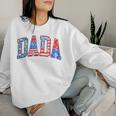 Mama Dada 4Th Of July American Family Matching Mom Dad Women Sweatshirt Gifts for Her