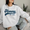 Mommy Est 2025 Mommy To Be New Mommy Pregnancy レディーススウェットシャツ 彼女への贈り物