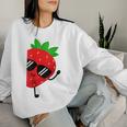 キッズストロベリーシャツ 男の子または女の子用 レディーススウェットシャツ 彼女への贈り物
