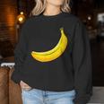 Bananaeganegetarian Merch レディーススウェットシャツ 面白い贈り物