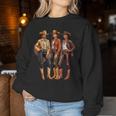 Black African American Cowgirl Western Country Texas Girls Women Sweatshirt Personalized Gifts