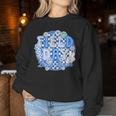 Blue Field Day Blue Team Color Field Trip Teacher Student Women Sweatshirt Personalized Gifts