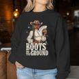Boots On Ground Junenth Cowgirl Western Rodeo Black Women Women Sweatshirt Personalized Gifts