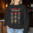 Cosas Que Hago En Mi Tiempo Libre Tomates Jardinería Amante De Las Plantas Sudadera Mujer Regalos divertidos