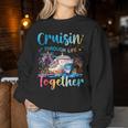 Cruisin Through Life Together Husband And Wife Cruise Couple Women Sweatshirt Unique Gifts Cruisin Through Life Together Husband And Wife Cruise Couple Women Sweatshirt Unique Gifts