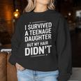 Dad Mom I Survived Nage Daughter Survivor Women Sweatshirt Unique Gifts