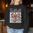 Football Mama Coquette Bow Sport Mom Game Women Sweatshirt Personalized Gifts
