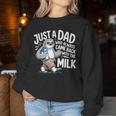 Hilarious Sloth Dad Meme For Father’S Day Just A Dad Women Sweatshirt Unique Gifts