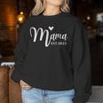 Mama Heart Est2022 Cute Pregnancy New Moms & Mothers-To-Be Women Sweatshirt Funny Gifts