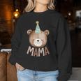 Mama Teddy Bear 1St Birthday Boy Girl Family Matching Party Women Sweatshirt Personalized Gifts