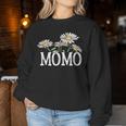 Momo Floral Chamomile Mother's Day Momo レディーススウェットシャツ 面白い贈り物