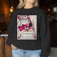 Pinup Girls 「バルーン付きセクシー赤毛ピンナップ1」 レディーススウェットシャツ 面白い贈り物