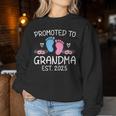 Promoted To Grandma 2025Oon To Be Grandma 母の日 2025 レディーススウェットシャツ 面白い贈り物