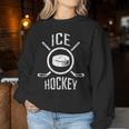 アイスホッケー ギフト ラケット パック 男性女性子供 Ice Hockey レディーススウェットシャツ 面白い贈り物