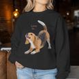 ビーグルシャツ ビーグルtシャツ Love Is Dog Mom Dad 子犬 ペット キュート レディーススウェットシャツ 面白い贈り物