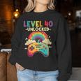レベル 40歳 男性 女性 ゲーム 40代 40歳 誕生日 レディーススウェットシャツ 面白い贈り物