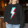 稲妻デザイン キッズ 男の子 女の子 女性 男性 グラフィック レディーススウェットシャツ 面白い贈り物
