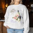 Beauty Flower（4） 長袖tシャツ レディーススウェットシャツ 面白い贈り物