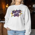 Girl Comicuper Retro Cool 長袖tシャツ レディーススウェットシャツ 面白い贈り物