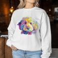 Goldendoodle ギフト ラブラドゥードル Cockapoo Mom カラフル ポップアート レディーススウェットシャツ 面白い贈り物