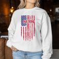 One Nation Under God American Flag Patriotic Christian Women Sweatshirt Unique Gifts