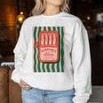 Sardines Tinned Fish Retro Graphic Summer For Women Women Sweatshirt Unique Gifts