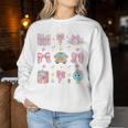 School Pencils And Bows Teacher Bow Coquette Pencil Girls Women Sweatshirt Unique Gifts School Pencils And Bows Teacher Bow Coquette Pencil Girls Women Sweatshirt Unique Gifts