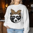 Sister Bear Face Sunglasses Big Little Sister Mother's Day Women Sweatshirt Personalized Gifts