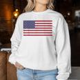 アメリカの国旗 アメリカの愛国心 アメリカの男性 女性 子供 アメリカの国旗 レディーススウェットシャツ 面白い贈り物