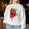 キッズストロベリーシャツ 男の子または女の子用 レディーススウェットシャツ 面白い贈り物