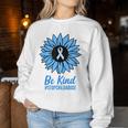 児童虐待防止 2025 Be Kind メンズ レディース キッズ レディーススウェットシャツ 面白い贈り物